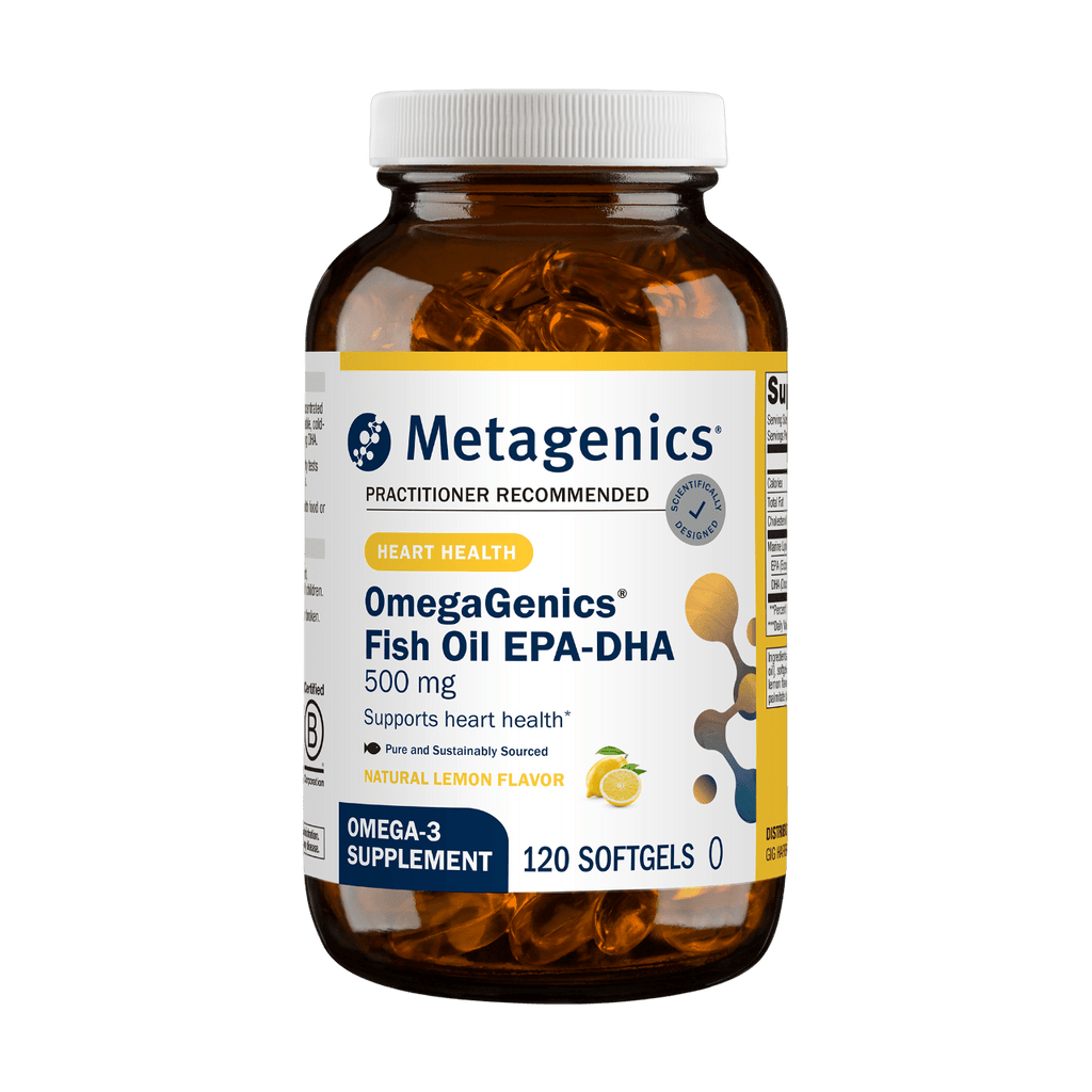 OmegaGenics® Fish Oil EPA-DHA 500 Default Category Metagenics 120 Softgels 