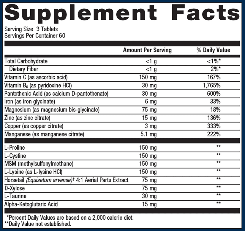 Collagenics - 180 Tablets – Healthy Habits Living