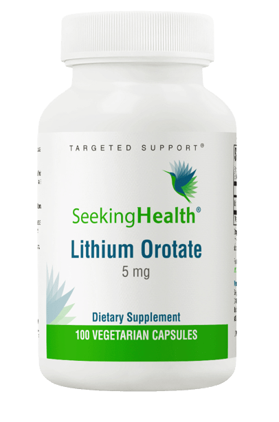 Lithium Orotate - 100 Capsules | Healthy Habits Living