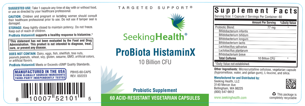 Probiota Histaminx - 60 Capsules 