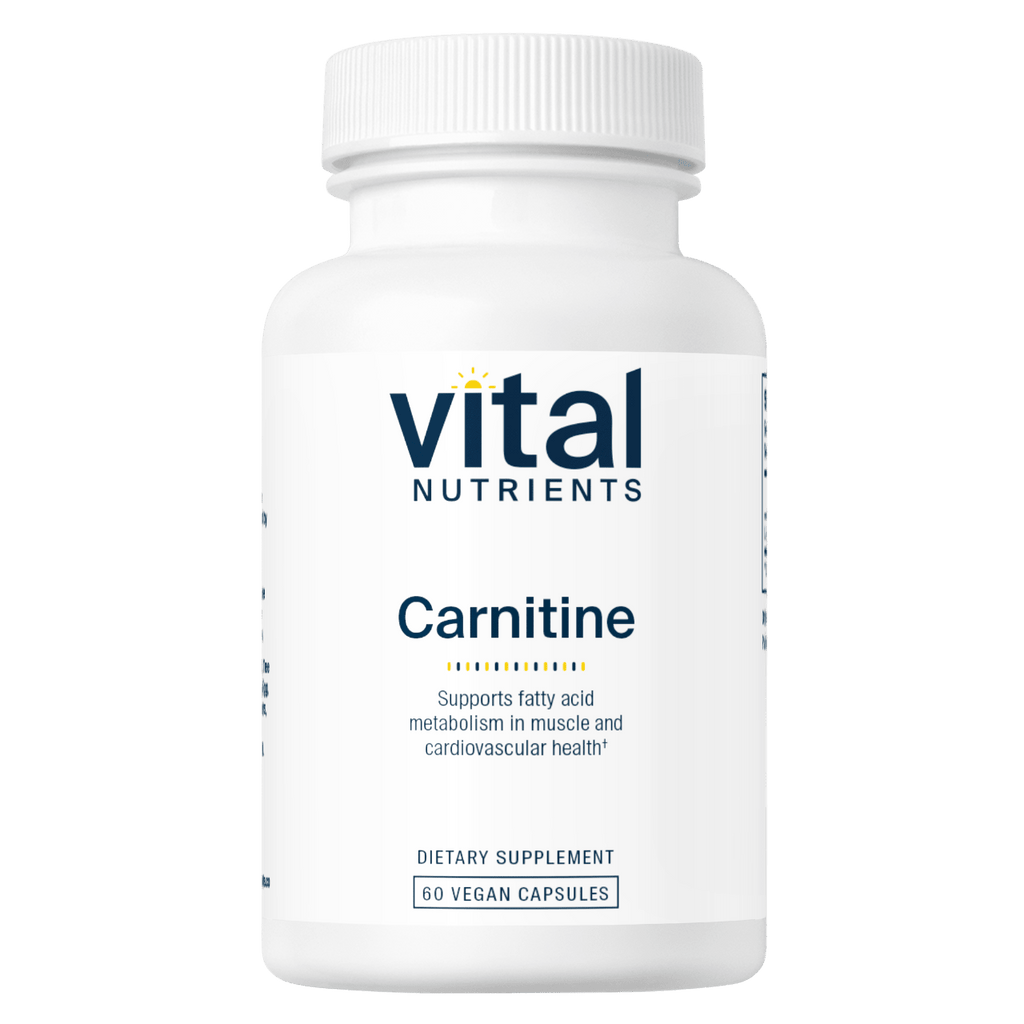 Carnitine 500mg - 60 Capsules Default Category Vital Nutrients 