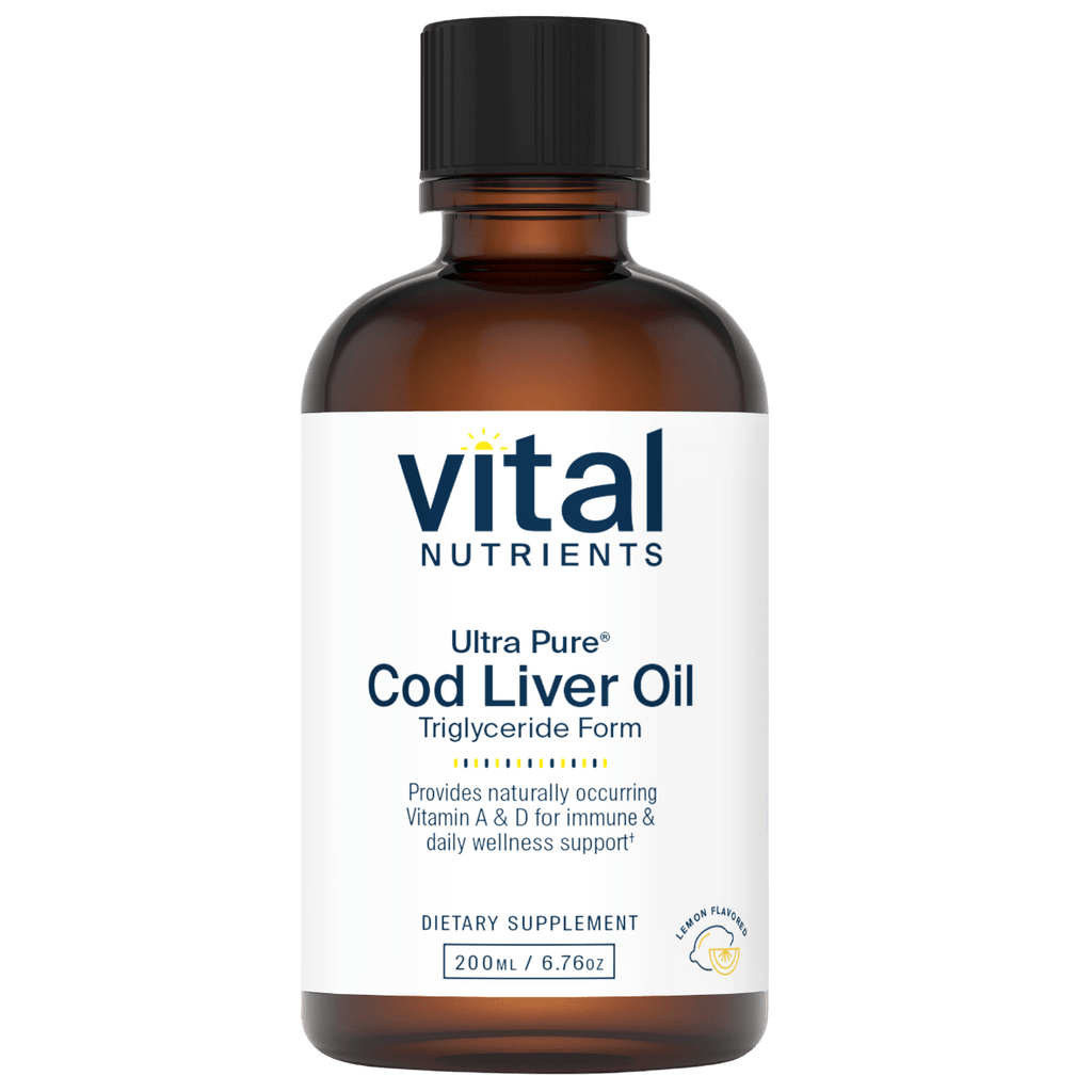 Ultra Pure® Cod Liver Oil Triglyceride Form - 200 mL Default Category Vital Nutrients 