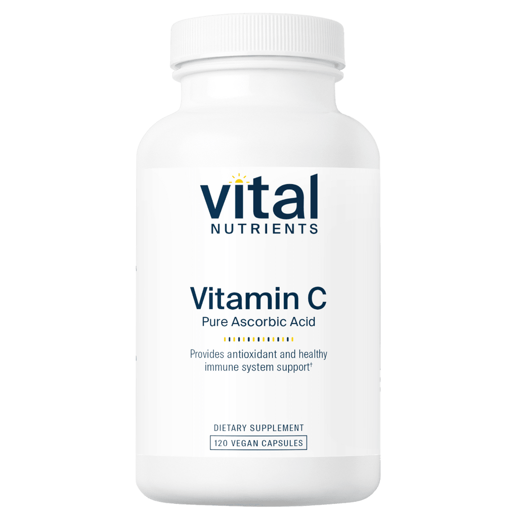 Vitamin C Pure Ascorbic Acid Default Category Vital Nutrients 120 Capsules 