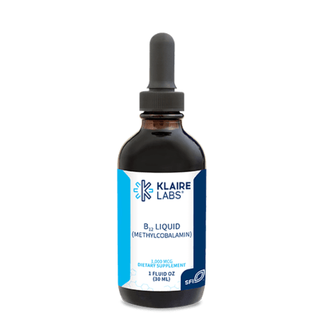 Vitamin B12 Liquid (Methylcobalamin) 1 mg Default Category Klaire Labs 1 fl oz 