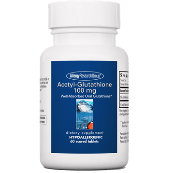 Acetyl-Glutathione 100 mg - 60 Scored Tablets Default Category Allergy Research Group 