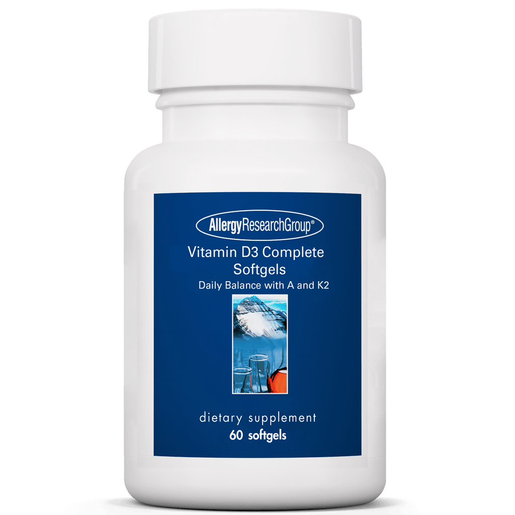 Vitamin D3 Complete Default Category Allergy Research Group 60 Softgels 