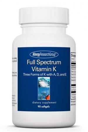 Full Spectrum Vitamin K - 90 SoftGels Default Category Allergy Research Group 