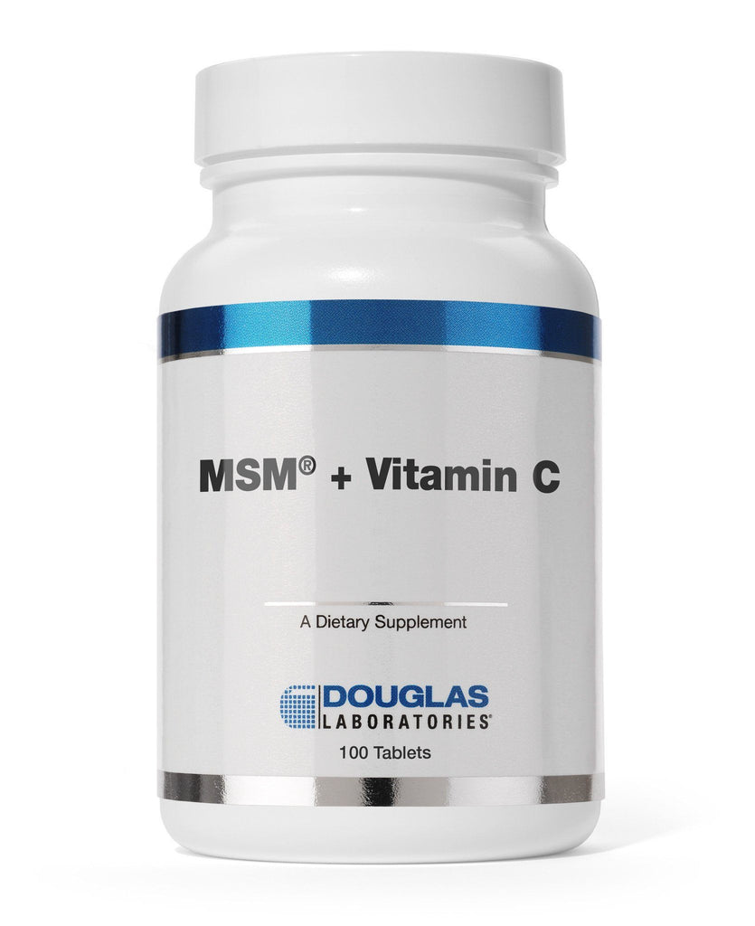 MSM + Vitamin C - 100 Tablets Default Category Douglas Labs 