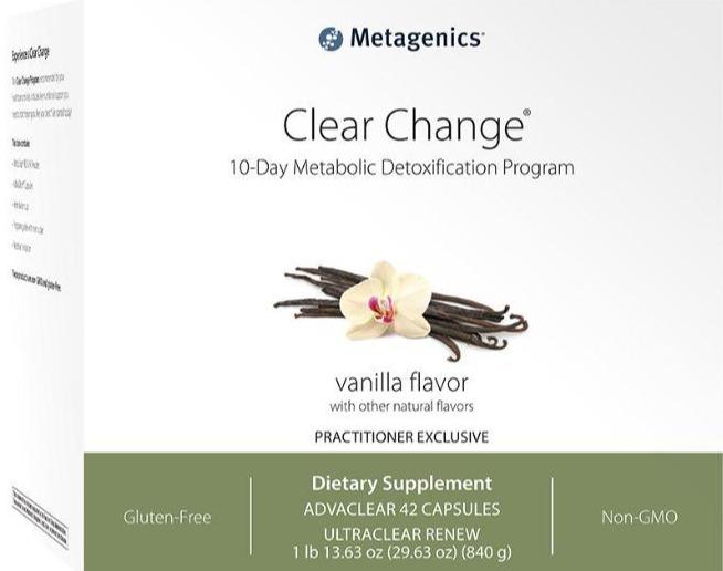 Clear Change Program with UltraClear RENEW Default Category Metagenics 10 day Vanilla 