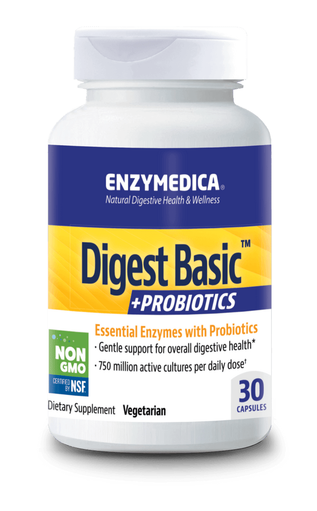 Digest Basic™ + Probiotics Default Category Enzymedica 30 capsules 