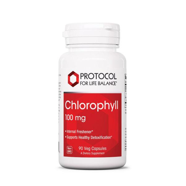 Chlorophyll 100mg - 90 Capsules Default Category Protocol for Life Balance 